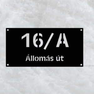 Klasszikus házszámtábla