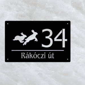 Nyúl házszámtábla