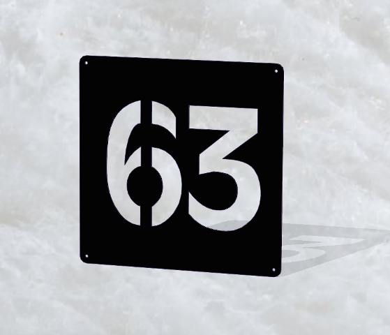 Klasszikus házszámtábla