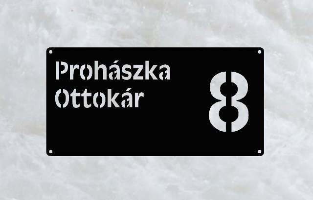 Klasszikus házszámtábla