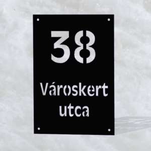Klasszikus házszámtábla
