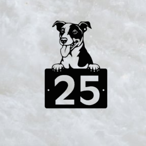 Terrier házszámtábla