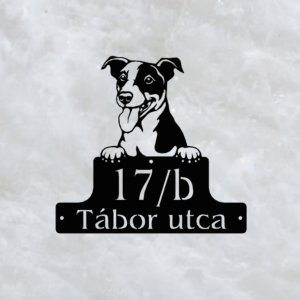 Terrier házszámtábla