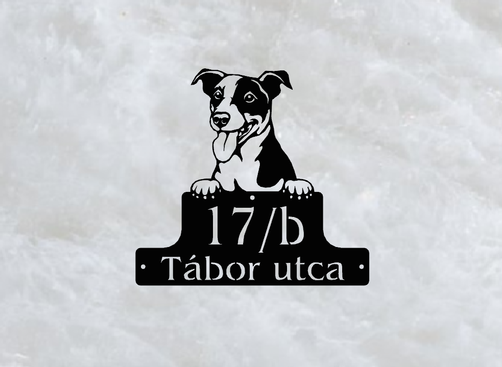 Terrier házszámtábla