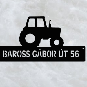 Kreatív házszámtábla