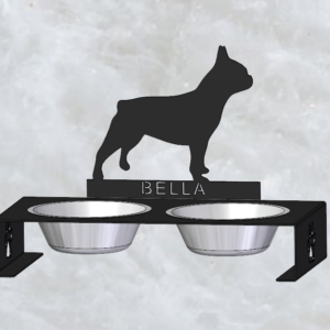 Bulldog kutyatál tartó