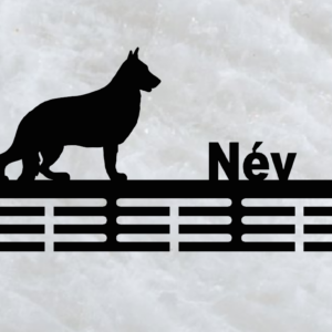 Német juhász éremtartó