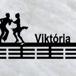 Táncos éremtartó - Salsa