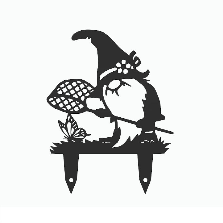 Kerti törpe- Pillangóval