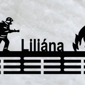 Tűzoltó éremtartó