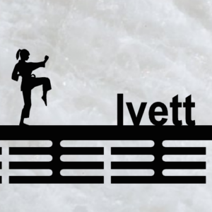 Női karate éremtartó